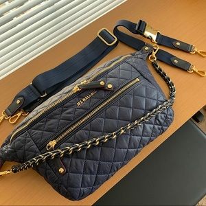 Mz Wallace Crossbody Crosby Sling in Dawn & Gold